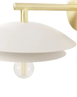 Beliani Applique LASOLO Metallo Bianco Bianco Oro