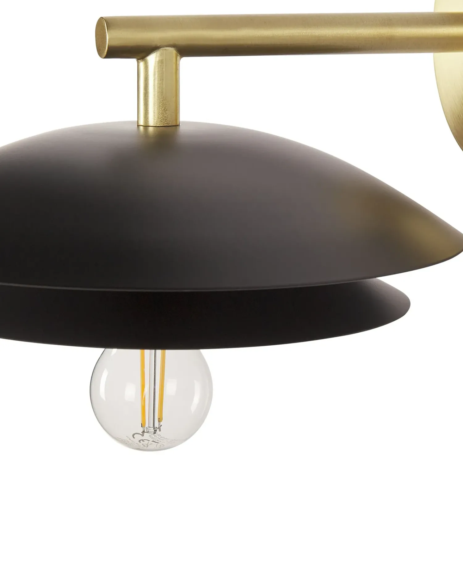 Discount Beliani Applique LASOLO Metallo Nero Oro Nero