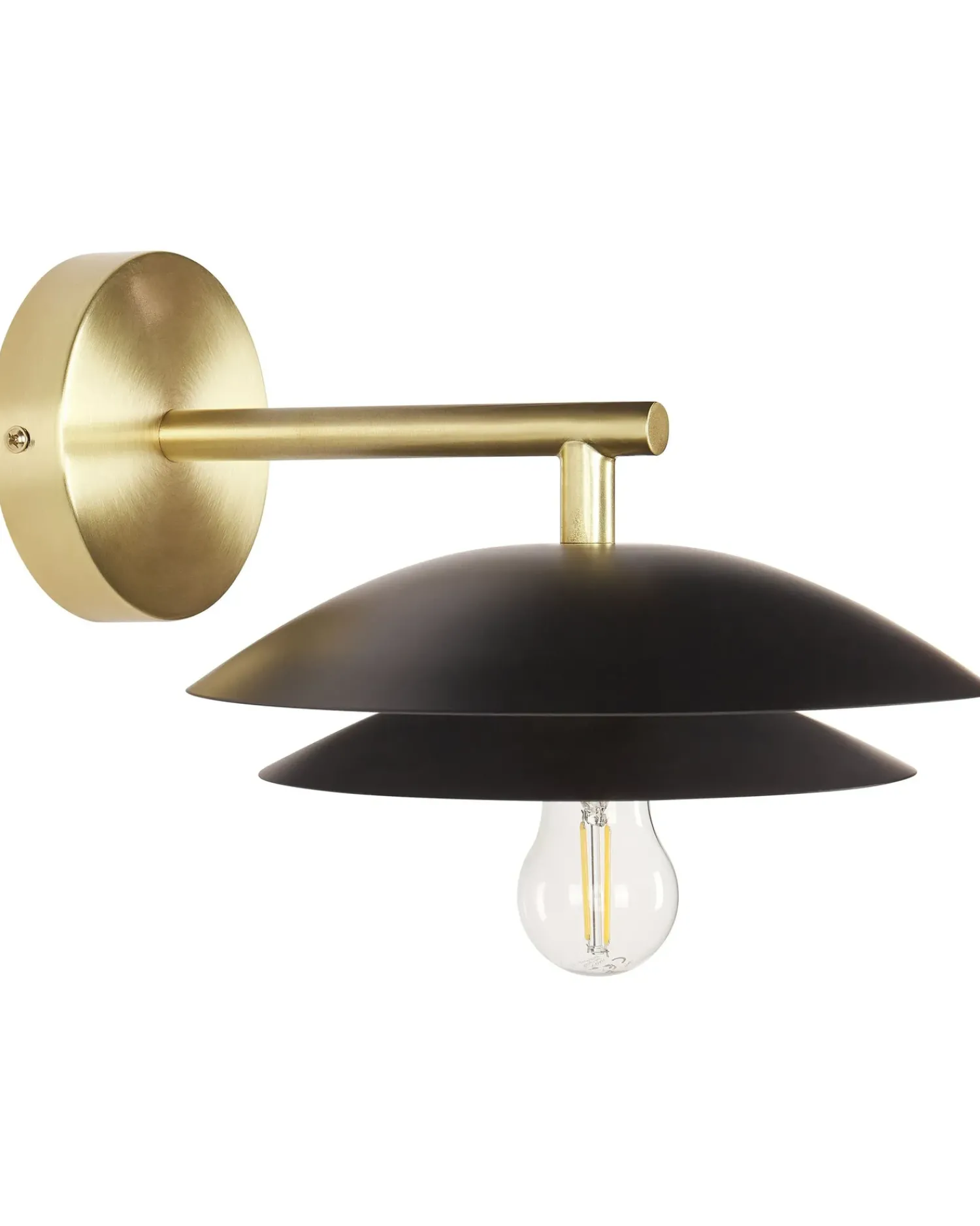 Discount Beliani Applique LASOLO Metallo Nero Oro Nero