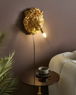 Hot Beliani Applique Leone SIMBA Oro Ottone Oro