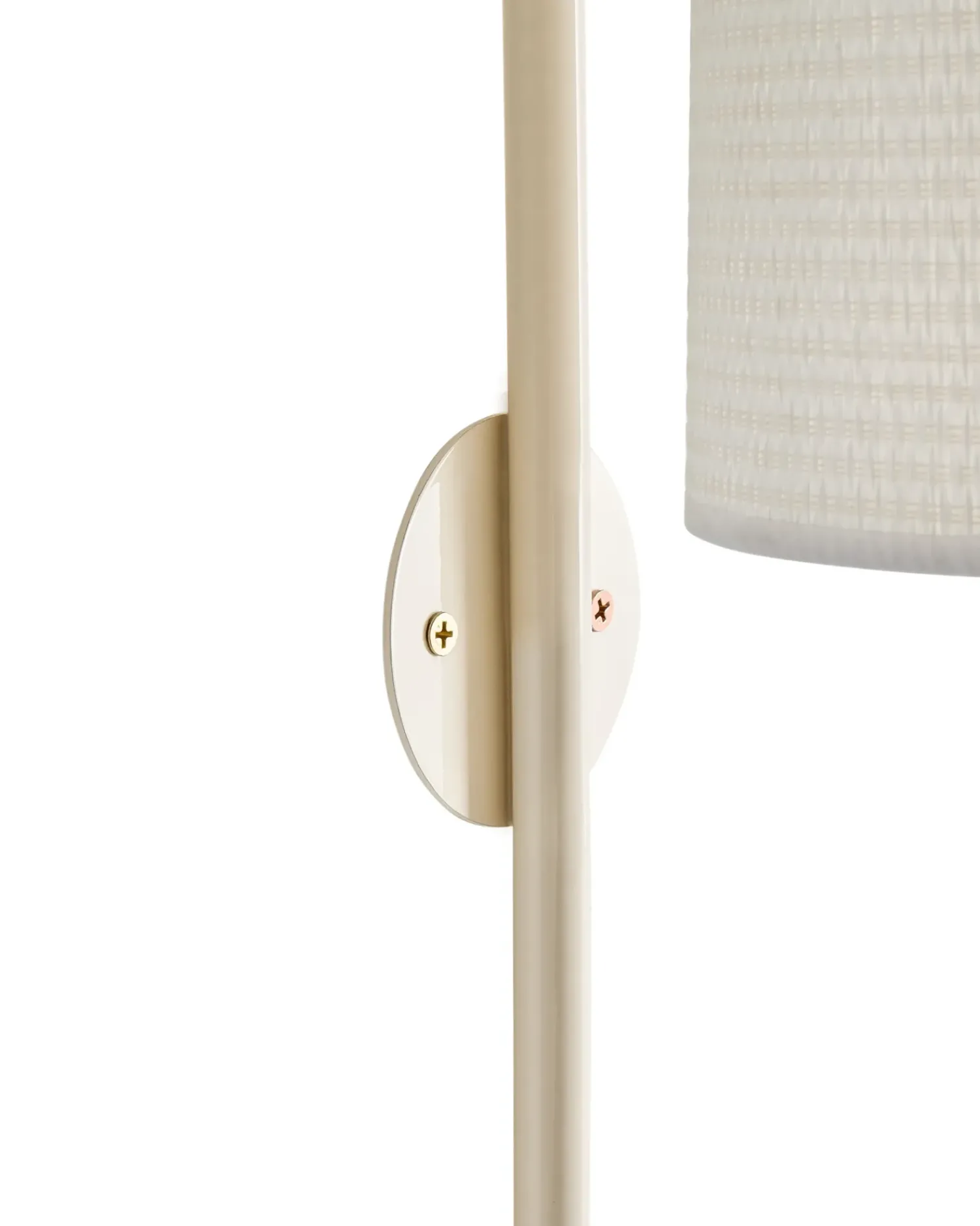 Discount Beliani Applique LOKY Metallo Beige Bianco Beige
