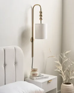 Best Beliani LOKY Metallo Ottone Bianco Ottone