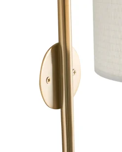 Clearance Beliani LOKY Metallo Ottone/Beige Bianco Beige Ottone