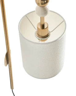 Clearance Beliani LOKY Metallo Ottone/Beige Bianco Beige Ottone