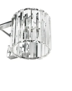 Discount Beliani Applique LOURIDO Metallo Argento Trasparente Argento