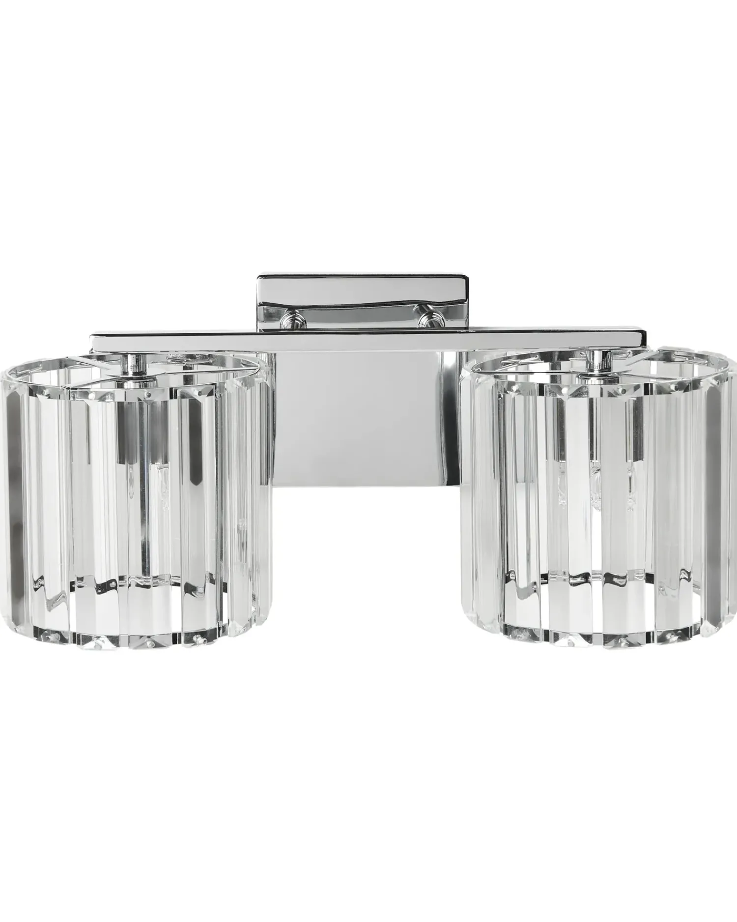 Discount Beliani Applique LOURIDO Metallo Argento Trasparente Argento