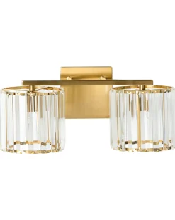 Beliani Applique LOURIDO Metallo Oro Oro Trasparente