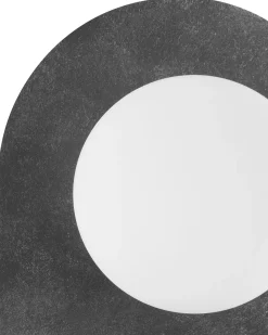 Sale Beliani Applique MAPI con ripiano Metallo Grigio grafite Bianco Grigio