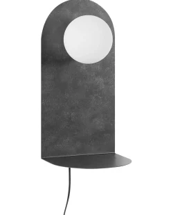 Sale Beliani Applique MAPI con ripiano Metallo Grigio grafite Bianco Grigio