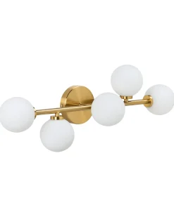 Beliani Applique MINOTOS Metallo Oro Bianco Oro