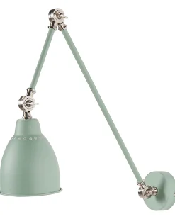 Sale Beliani Applique MISSISSIPPI Regolabile Metallo Verde chiaro Argento Verde