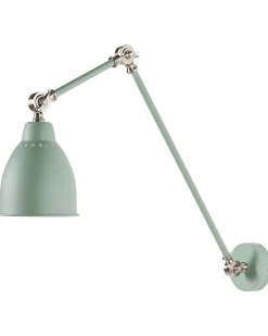 Sale Beliani Applique MISSISSIPPI Regolabile Metallo Verde chiaro Argento Verde