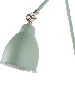 Sale Beliani Applique MISSISSIPPI Regolabile Metallo Verde chiaro Argento Verde