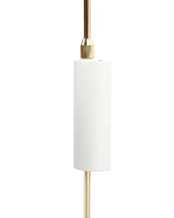 Sale Beliani Applique VALUKKAI Rattan Naturale Bianco Beige Naturale Oro