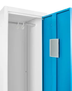 Armadietto a 3 porte ATHLETE Metallo Bianco/Blu