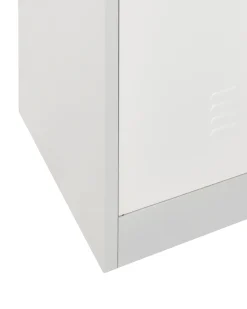 Armadietto a 3 porte ATHLETE Metallo Grigio/Bianco