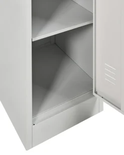 Armadietto a 3 porte ATHLETE Metallo Grigio/Bianco