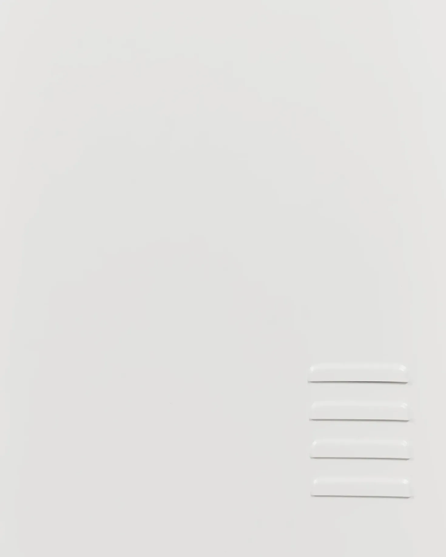 Armadietto a 4 porte con panca ATHLETE Metallo Grigio/Bianco