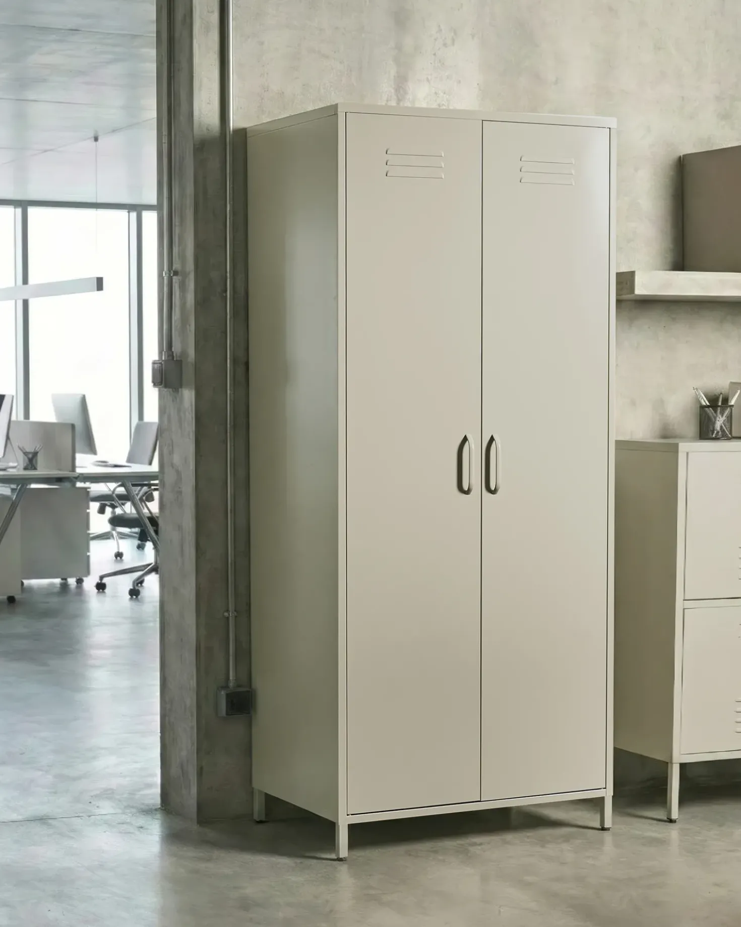 Armadietto da ufficio VARNA Metallo Beige chiaro