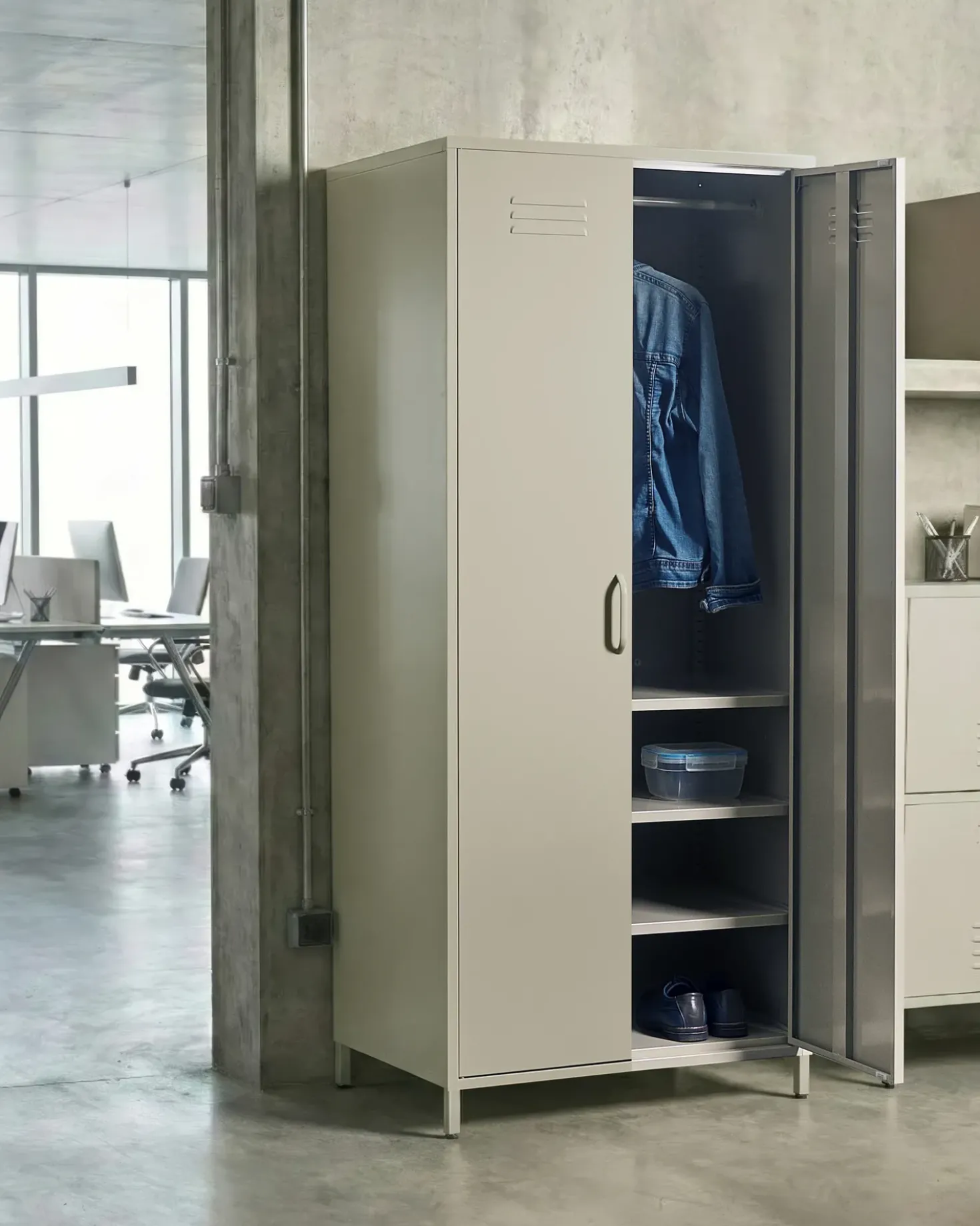 Armadietto da ufficio VARNA Metallo Beige chiaro