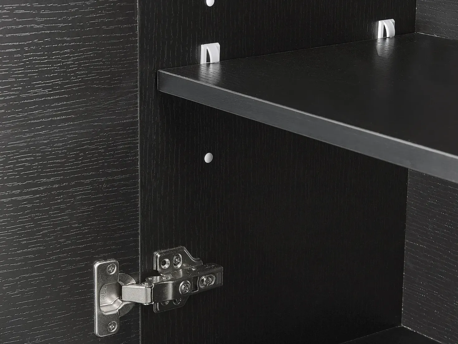 Armadio a muro per il bagno MATARO 40 cm Nero