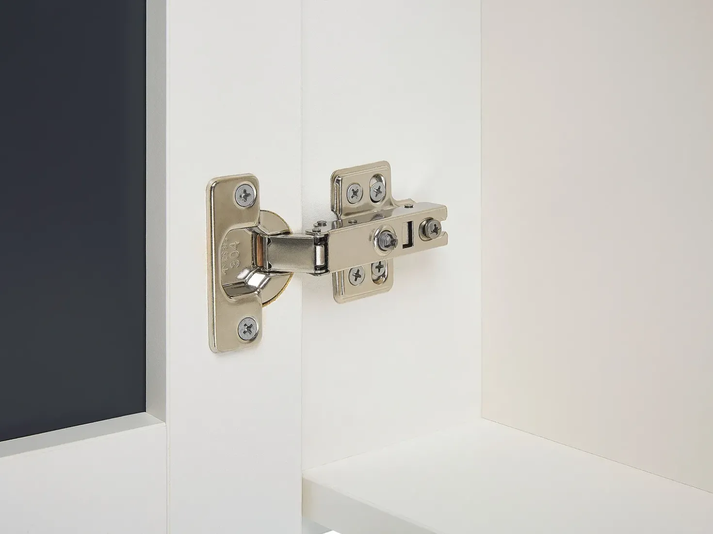Armadio a muro per specchio da bagno NAVARRA 60 cm 60 cm Bianco
