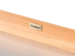 New Beliani Banco da giardinaggio RAVANUSA Legno di abete 77 cm 37 cm chiaro Marrone