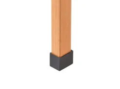 New Beliani Banco da giardinaggio RAVANUSA Legno di abete 77 cm 37 cm chiaro Marrone