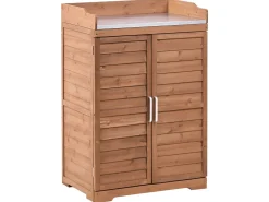 Clearance Beliani Banco da giardinaggio TEREVILLE Legno di abete 67 cm 45 cm Marrone