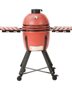 Outlet Beliani KAMADO Ceramica Rosso Rosso Marrone Nero