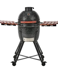 Online Beliani KAMADO Ceramica Nero Marrone Nero