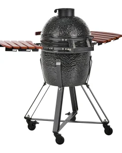 Online Beliani KAMADO Ceramica Nero Marrone Nero