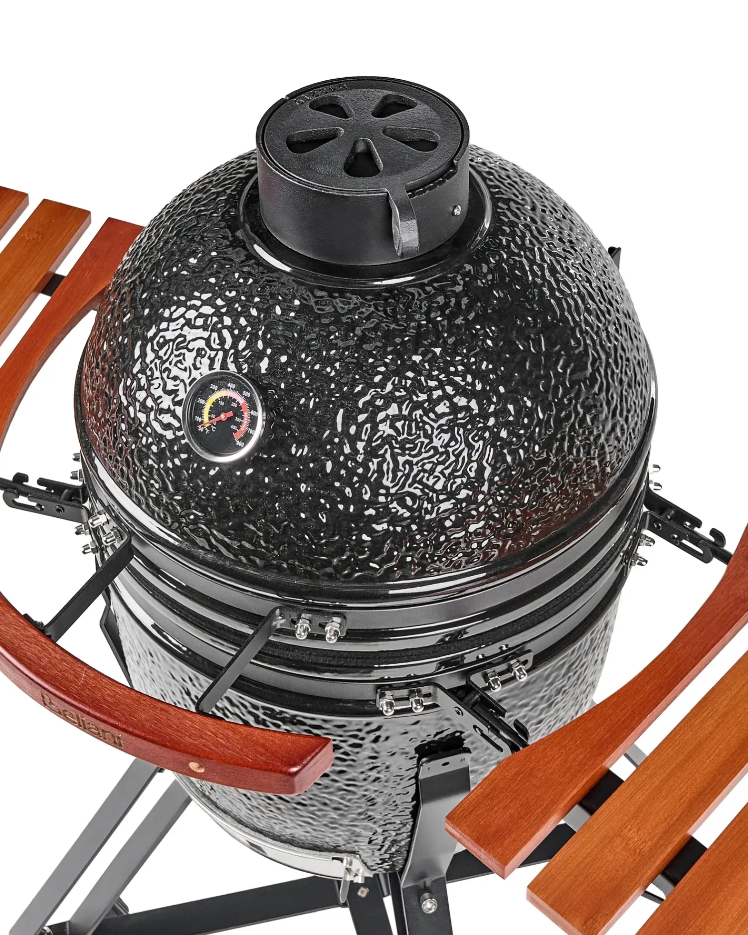 Online Beliani KAMADO Ceramica Nero Marrone Nero