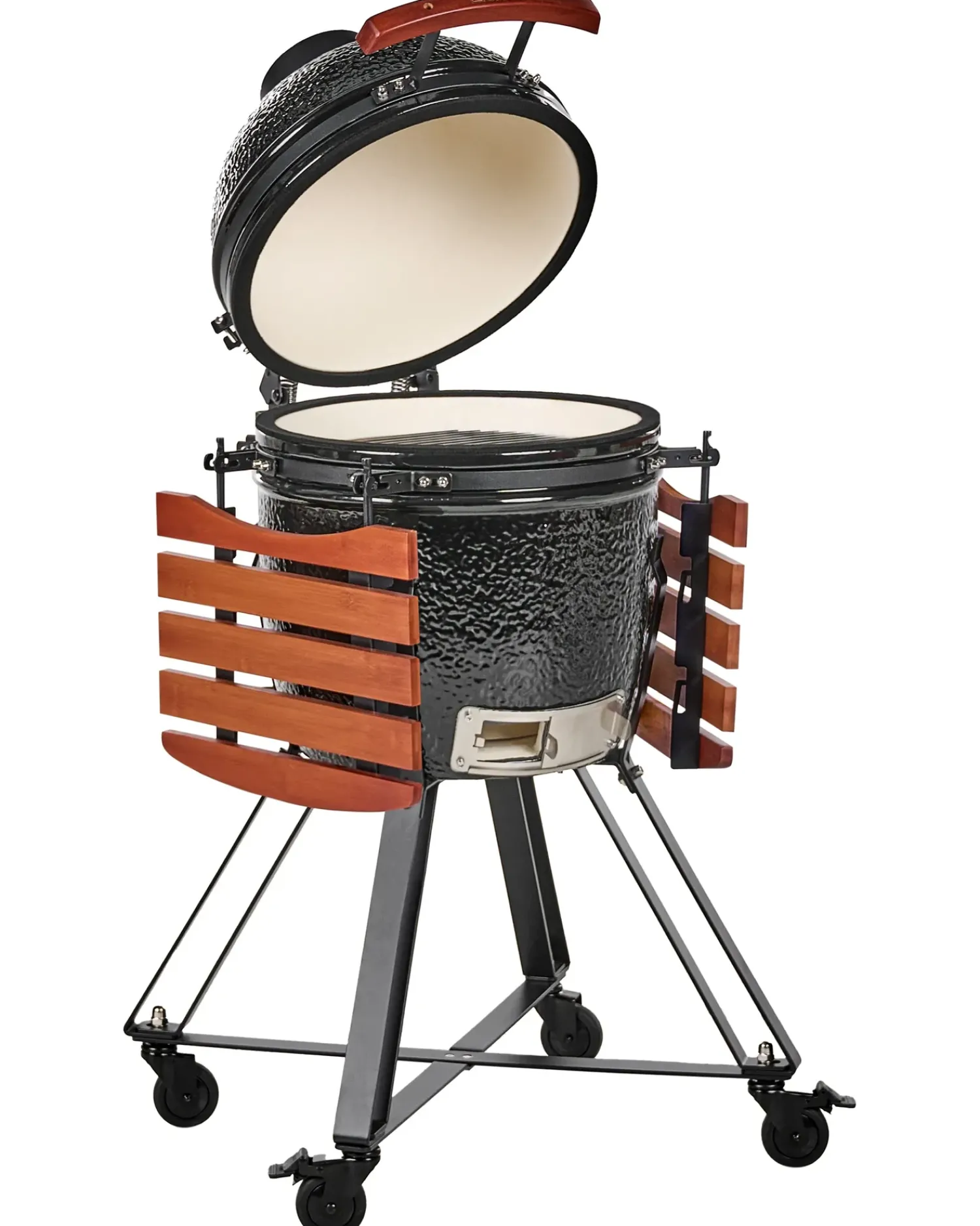 Online Beliani KAMADO Ceramica Nero Marrone Nero