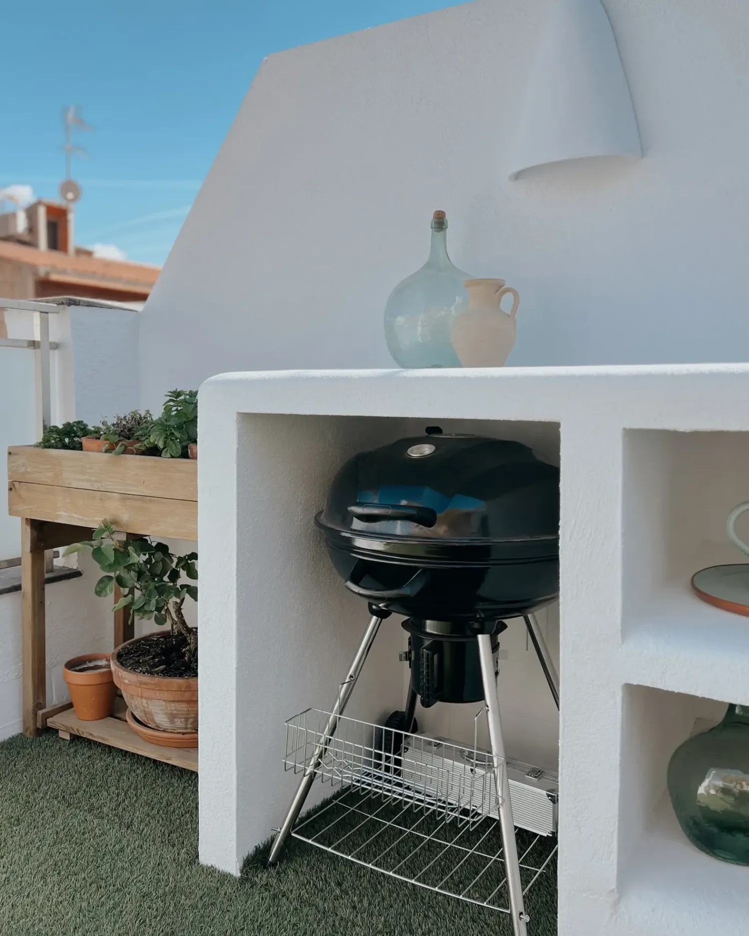 Hot Beliani Barbecue a carbonella MARAPI Metallo Nero