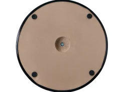 New Beliani Base per ombrellone CANZO Beige Rotonda 25 kg Beige Nero