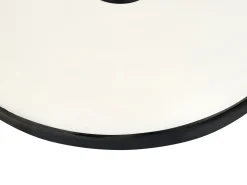 Clearance Beliani Base per ombrellone CANZO Bianco Rotonda 25 kg Bianco Nero