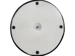 Clearance Beliani Base per ombrellone CANZO Bianco Rotonda 25 kg Bianco Nero