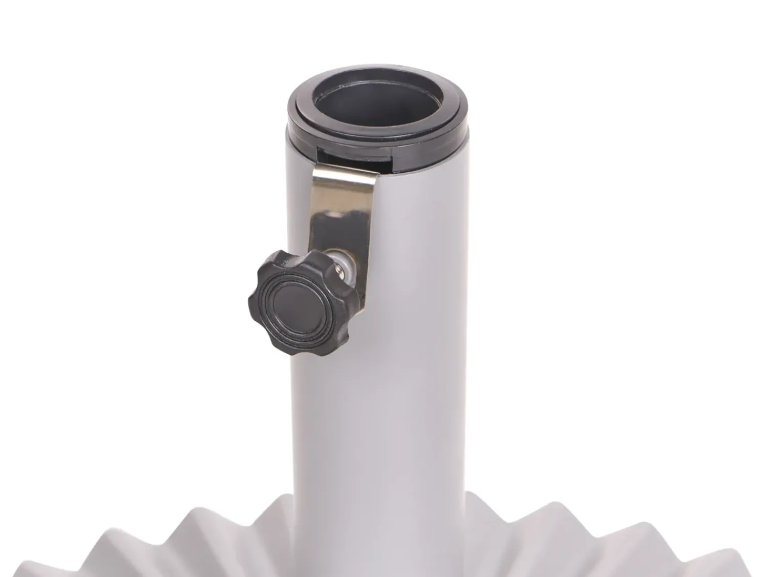 Best Beliani Base per ombrellone CAREZZA Rotonda 21 kg Grigio