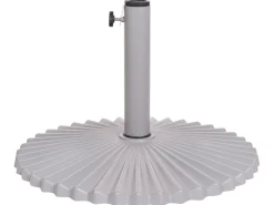 Best Beliani Base per ombrellone CAREZZA Rotonda 21 kg Grigio