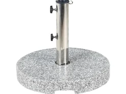 Best Beliani Base per ombrellone CEGGIA Grigio 25 kg Argento Grigio