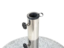 Best Beliani Base per ombrellone CEGGIA Grigio 25 kg Argento Grigio