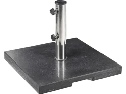 Online Beliani Base per ombrellone CEGGIA Nero 25 kg Argento Nero