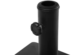 Outlet Beliani Base per ombrellone CERVO Quadrata 25 kg Nero