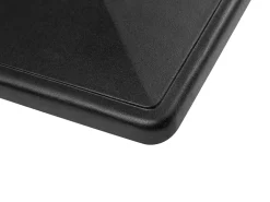 Outlet Beliani Base per ombrellone CERVO Quadrata 25 kg Nero