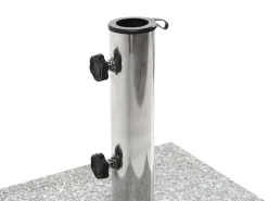 Clearance Beliani Base per ombrellone CERZETO Grigio 30 kg Argento Grigio