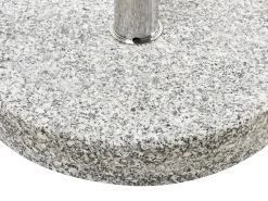 Beliani Base per ombrellone CERZETO Grigio 30 kg Argento Grigio