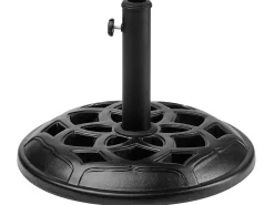 Best Beliani Base per ombrellone CETO Rotonda 23 kg Nero