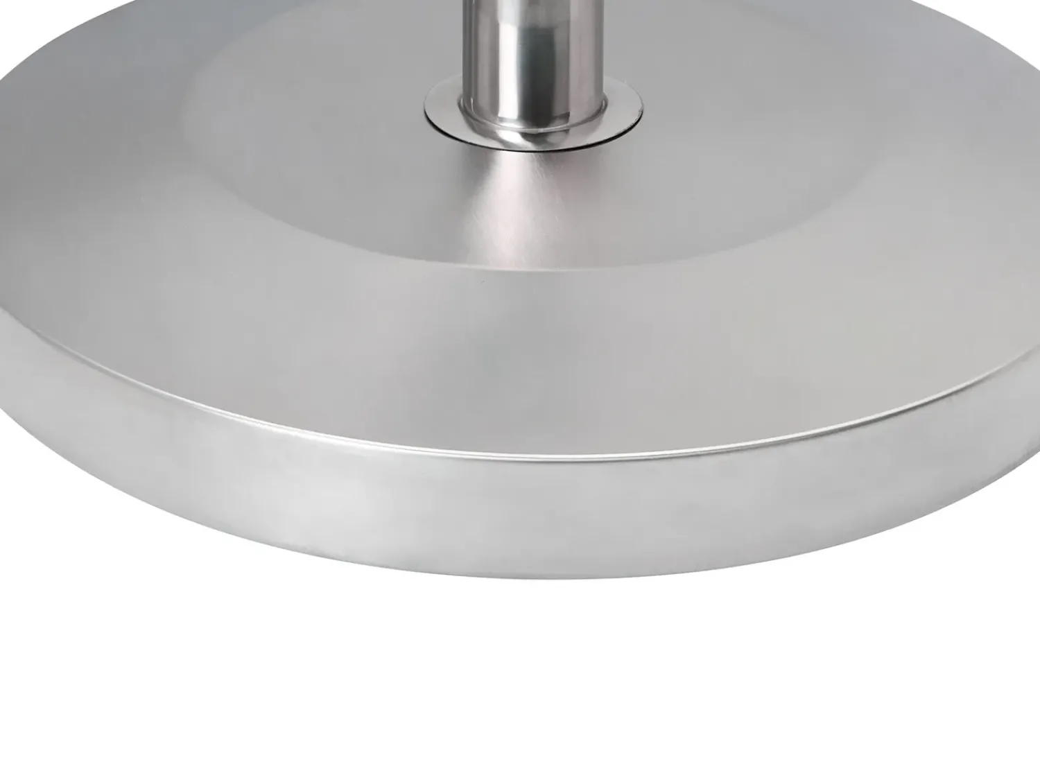 Best Beliani Base per ombrellone CRAVEGGIA Argento Rotonda 25 kg Argento Nero