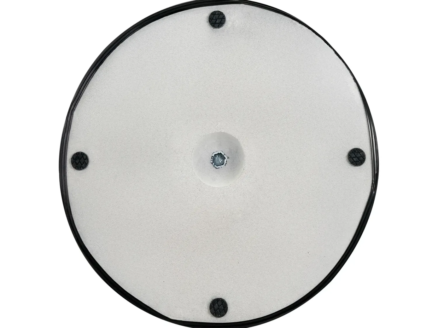 Best Beliani Base per ombrellone CRAVEGGIA Argento Rotonda 25 kg Argento Nero